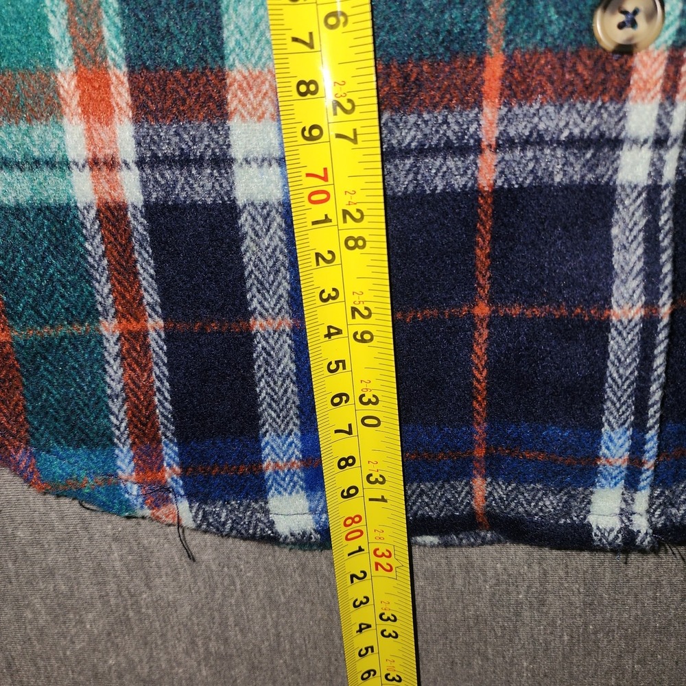 BKE Women's Medium Boyfriend Plaid Long Sleeve Button Down Shirt - Picture 5 of 9